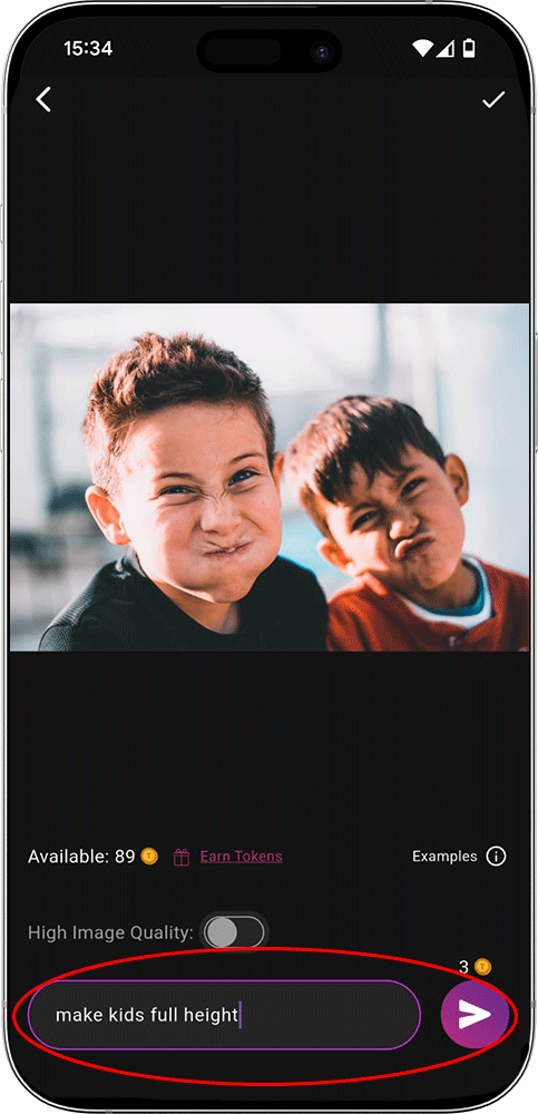 Type Promt to Panocut AI