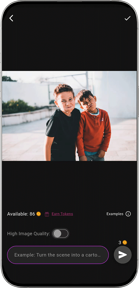 Save Panocut AI generation result