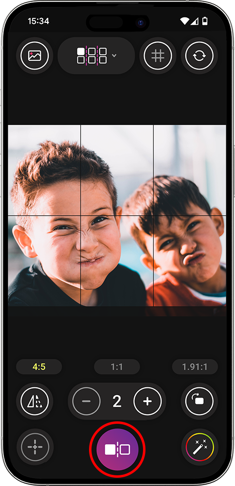 Cut image